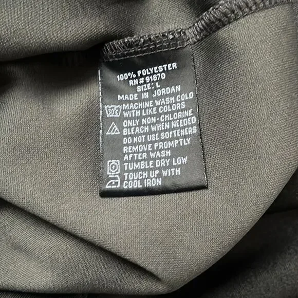 Mens Very Dark Grey Quarter Zip Pullover Jacket Sweater - Picture 6 of 6